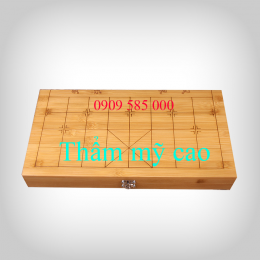 Bàn cờ gỗ trúc loại gấp khổ lớn 